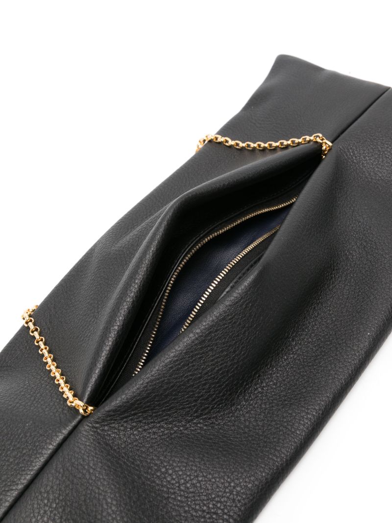 Black Anvil Leather Shoulder Bag