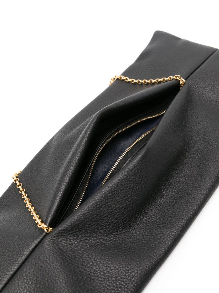 Black Anvil Leather Shoulder Bag