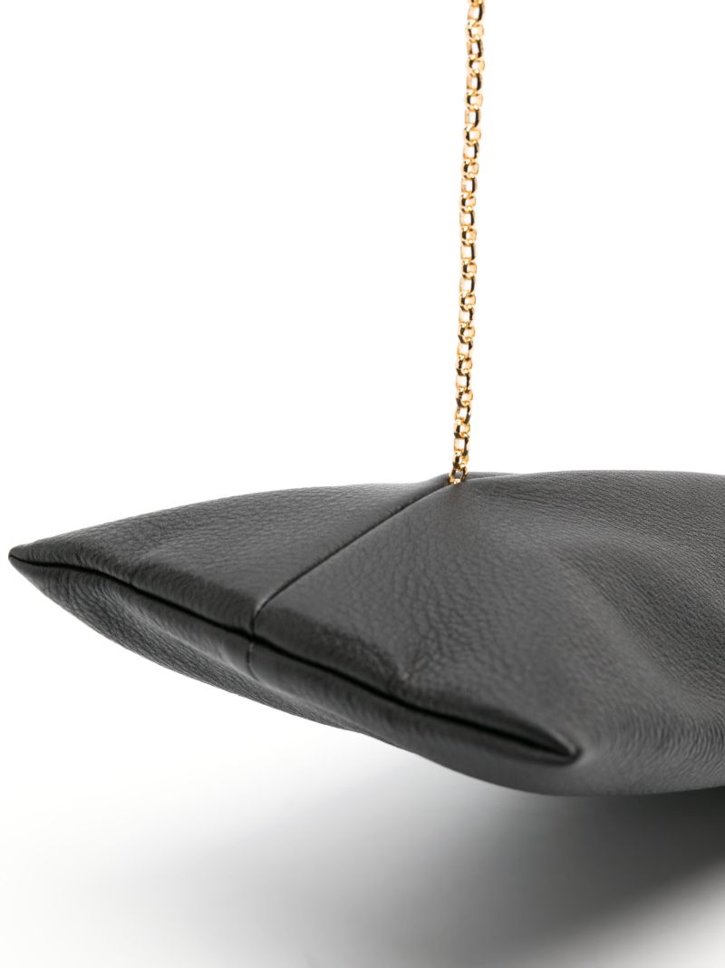 Black Anvil Leather Shoulder Bag