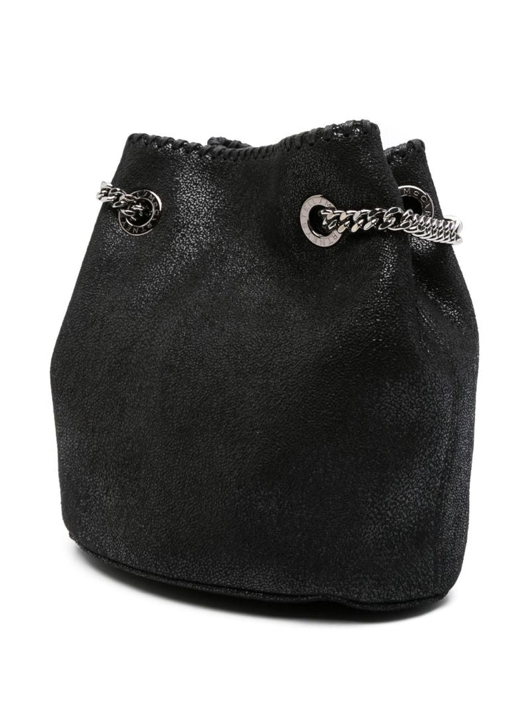 Black Falabella Bucket Bag