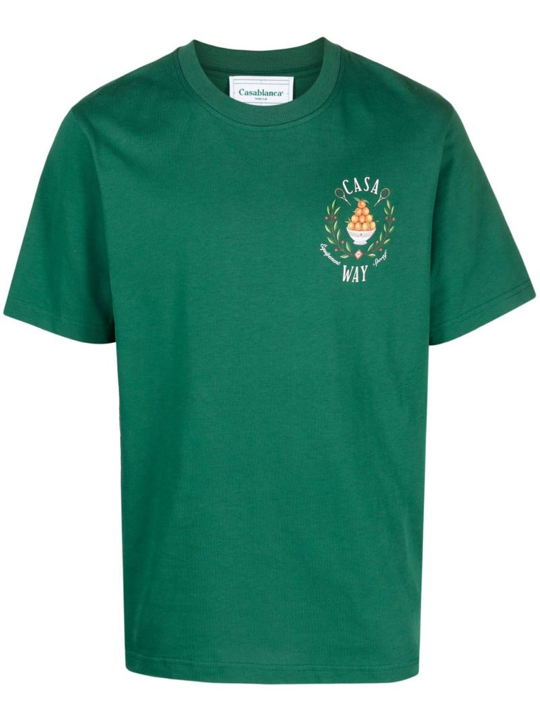 Green Casa Way Graphic-print T-shirt