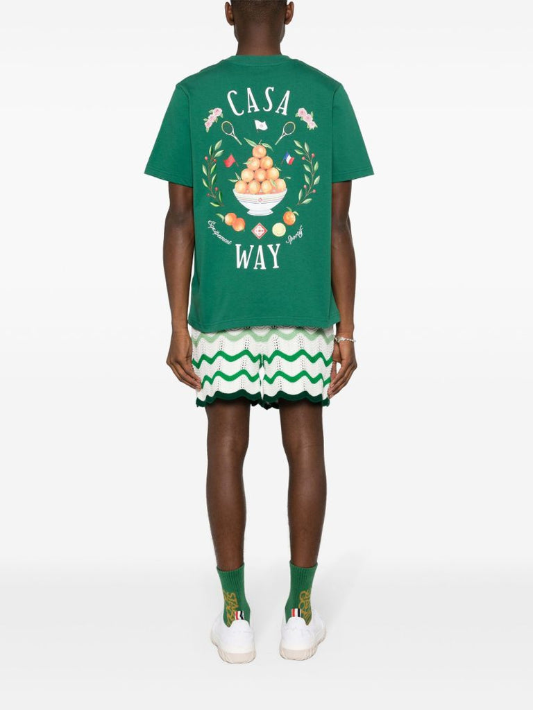 Green Casa Way Graphic-print T-shirt