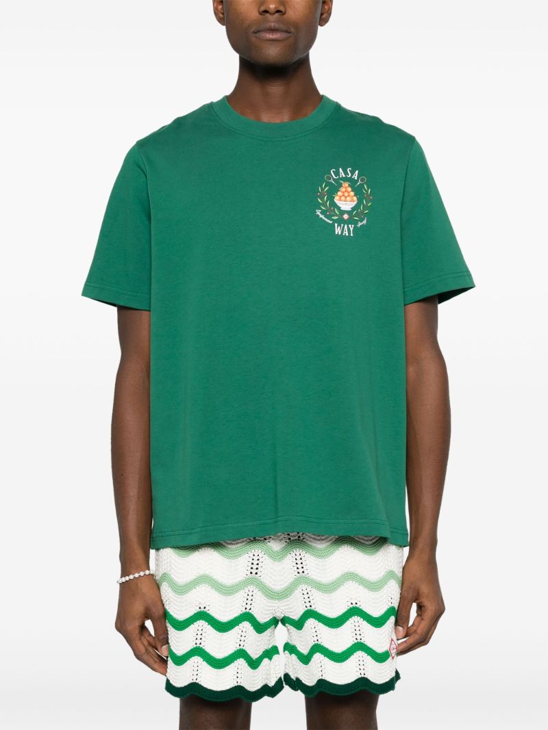 Green Casa Way Graphic-print T-shirt