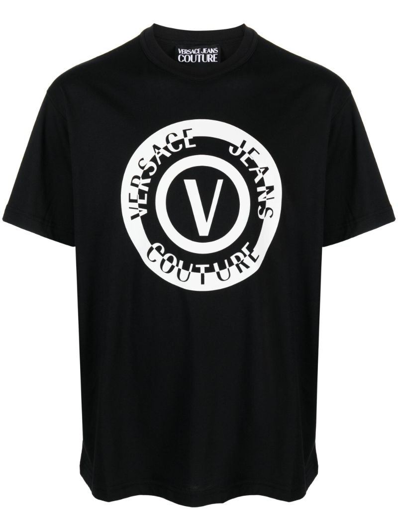 Black Logo-print Cotton Shirt
