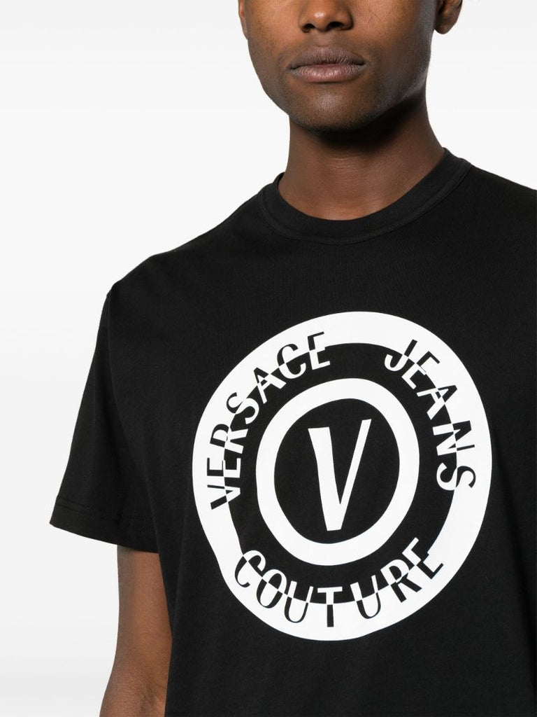 Black Logo-print Cotton Shirt