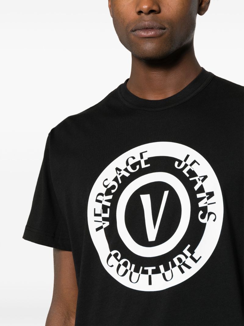 Black Logo-print Cotton Shirt