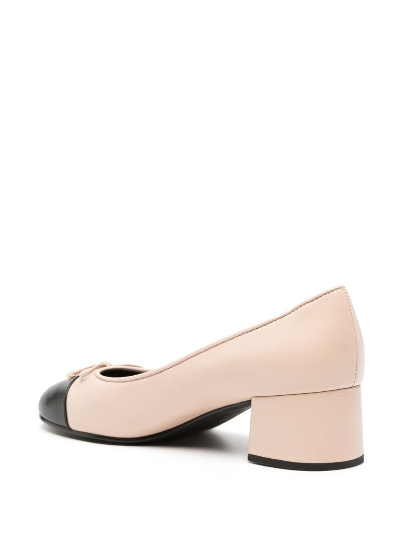 Pink Cap-toe 45 Leather Pumps