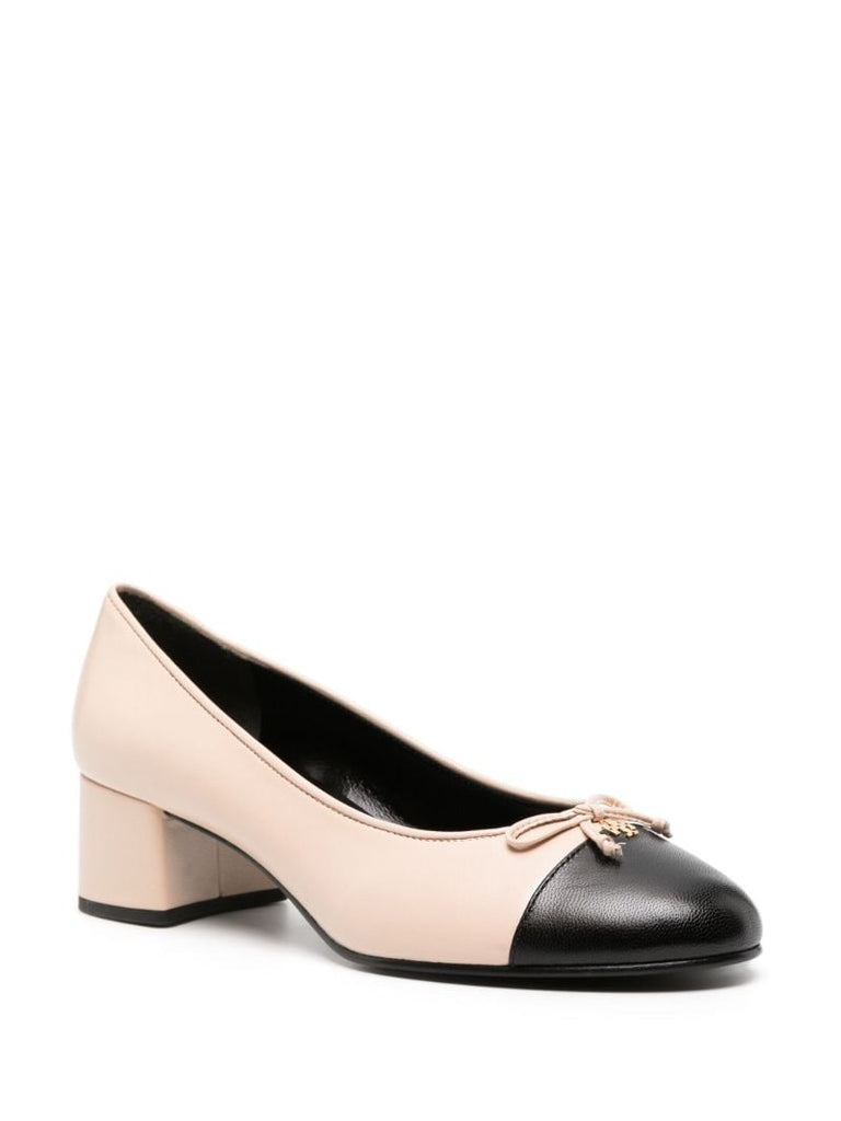 Pink Cap-toe 45 Leather Pumps