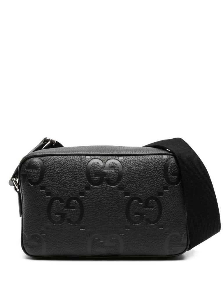 Black Medium Jumbo Gg Messenger Bag