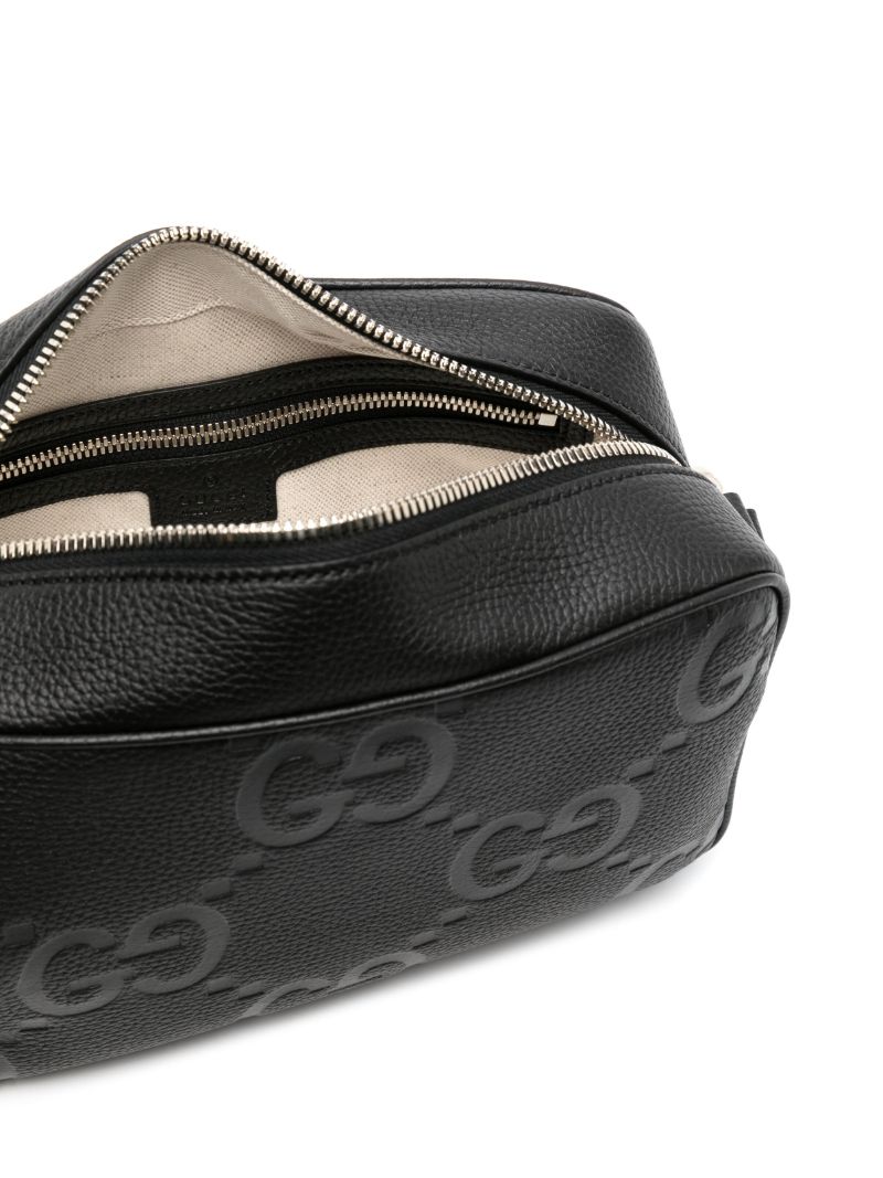 Black Medium Jumbo Gg Messenger Bag