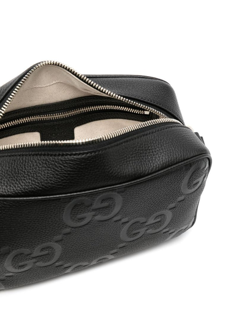 Black Medium Jumbo Gg Messenger Bag