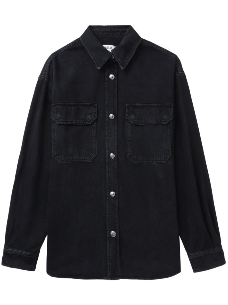 Black Camryn Denim Shirt
