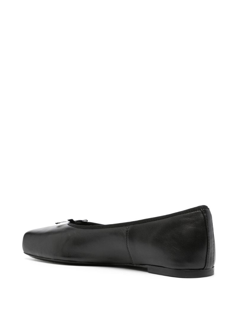 Black Billie Flat Ballerina Shoes