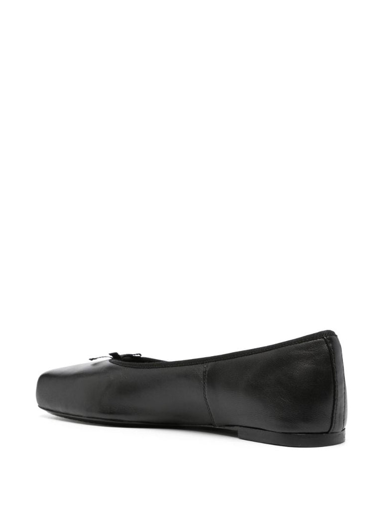 Black Billie Flat Ballerina Shoes