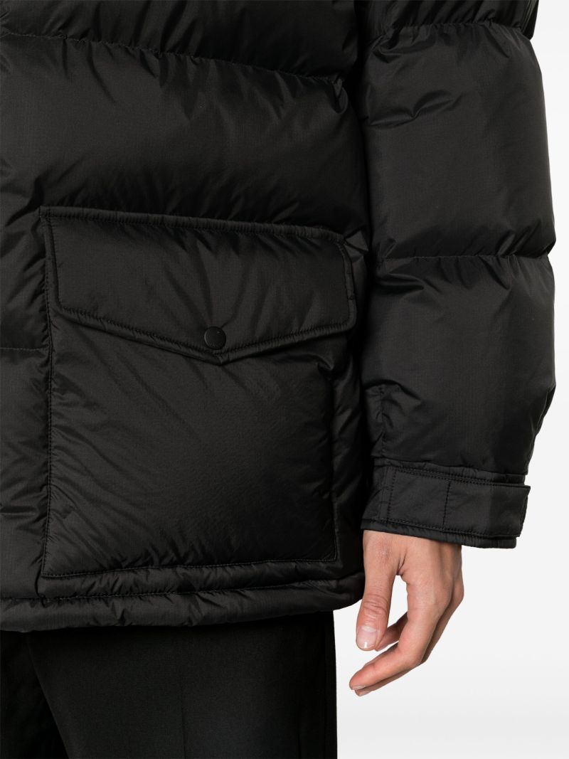 Black Gg Supreme Puffer Jacket