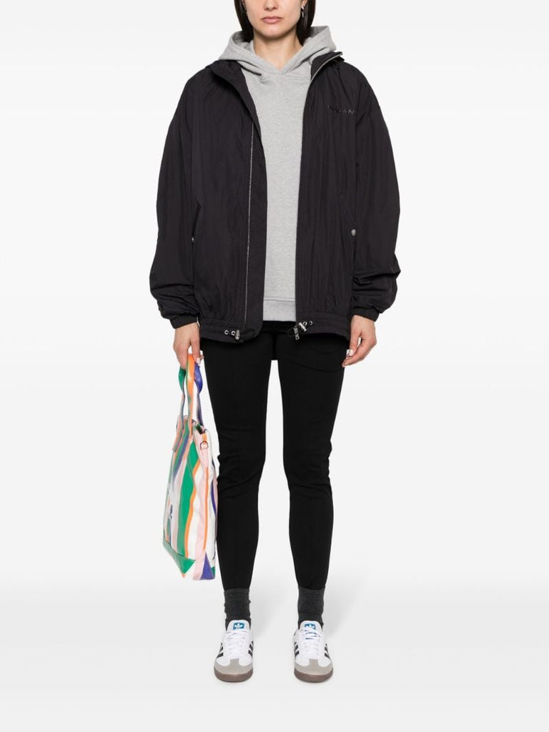 Black Buster Logo-embroidered Track Jacket
