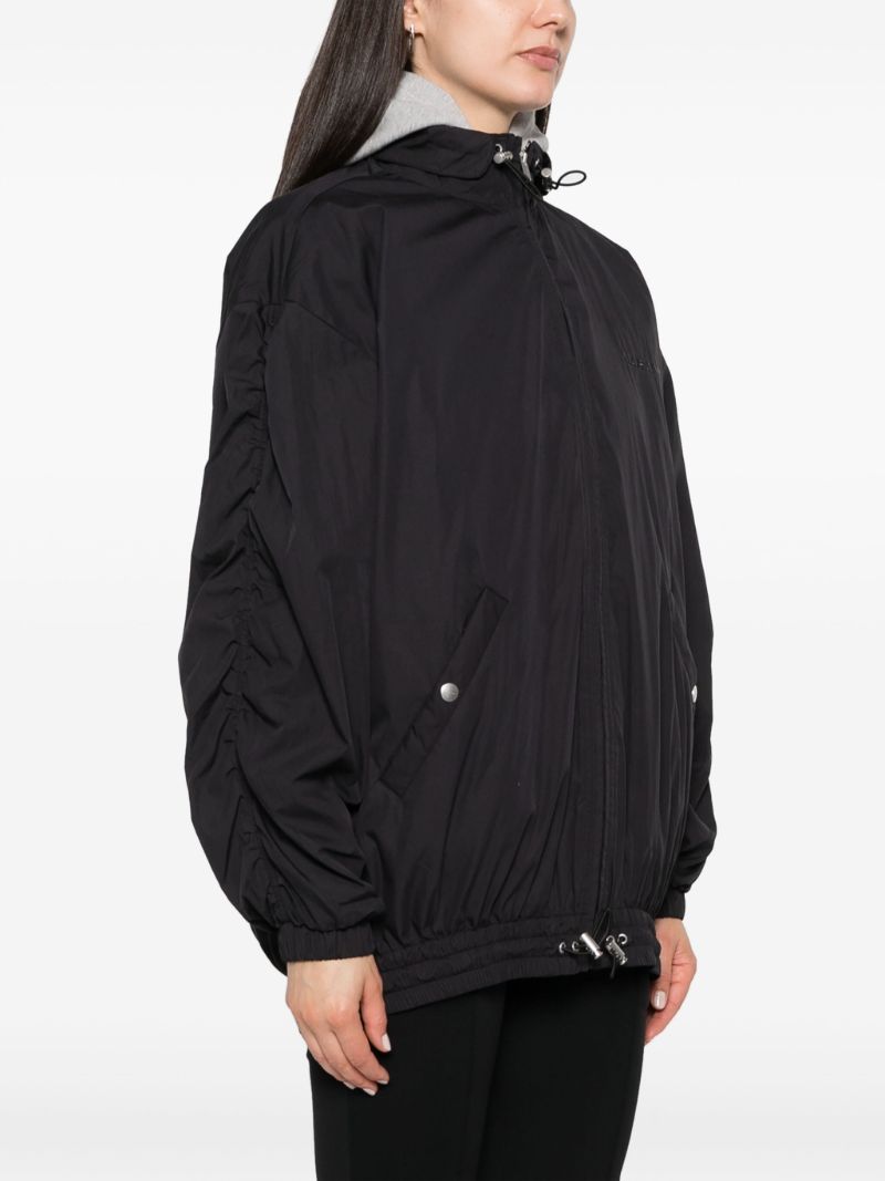 Black Buster Logo-embroidered Track Jacket