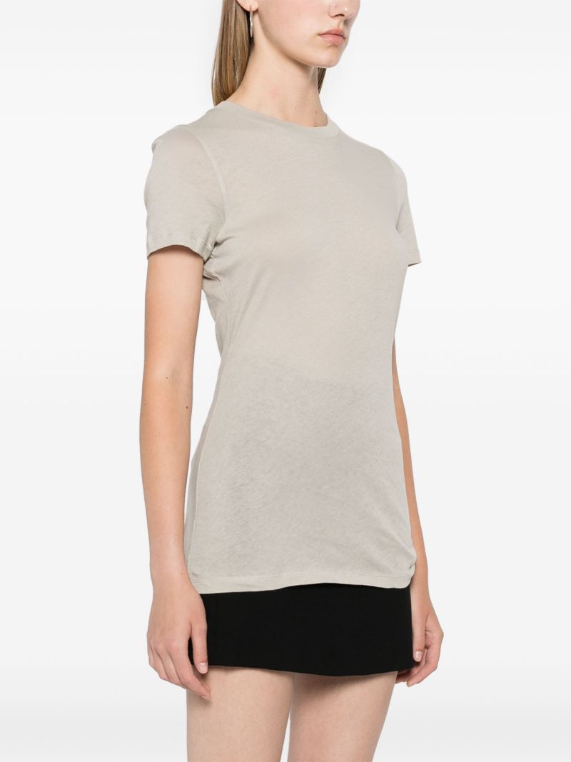 Grey Short-sleeve Cotton T-shirt