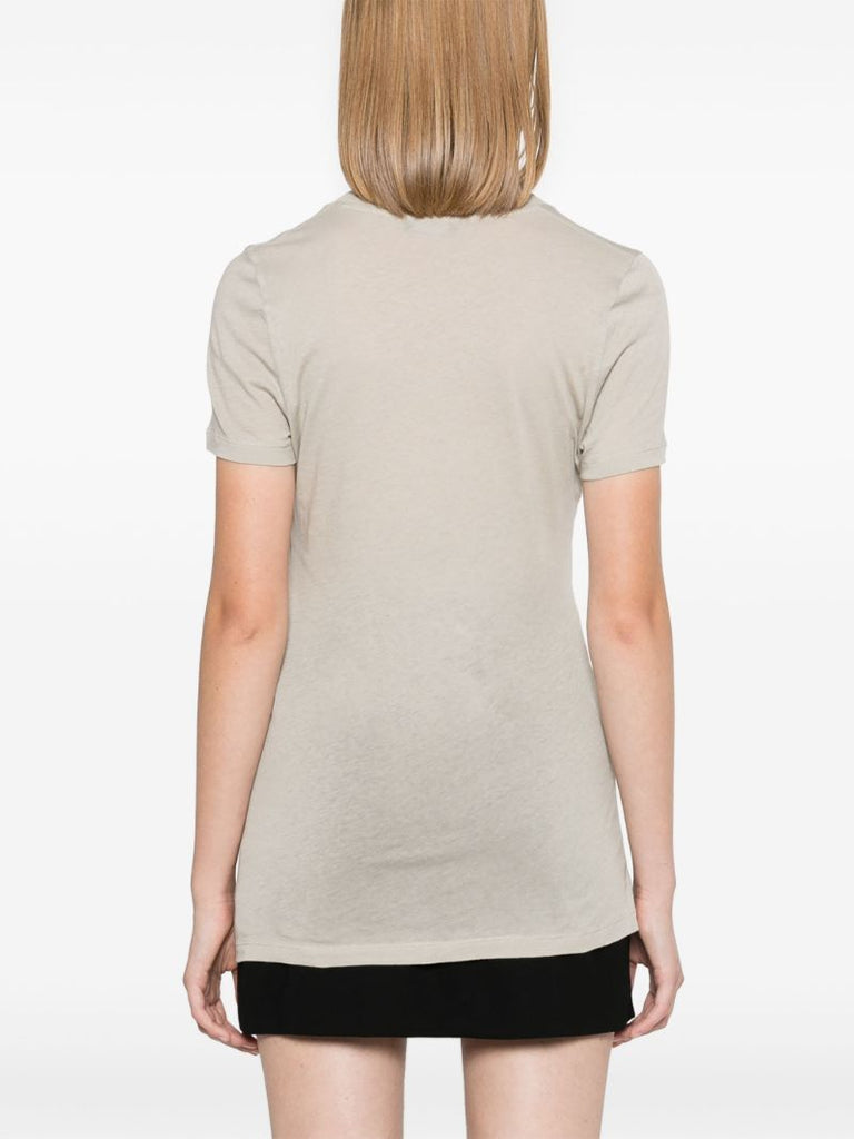 Grey Short-sleeve Cotton T-shirt