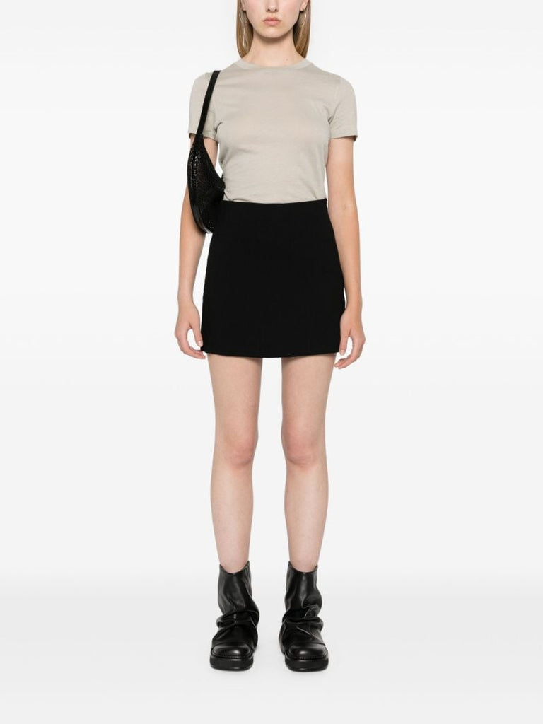 Grey Short-sleeve Cotton T-shirt