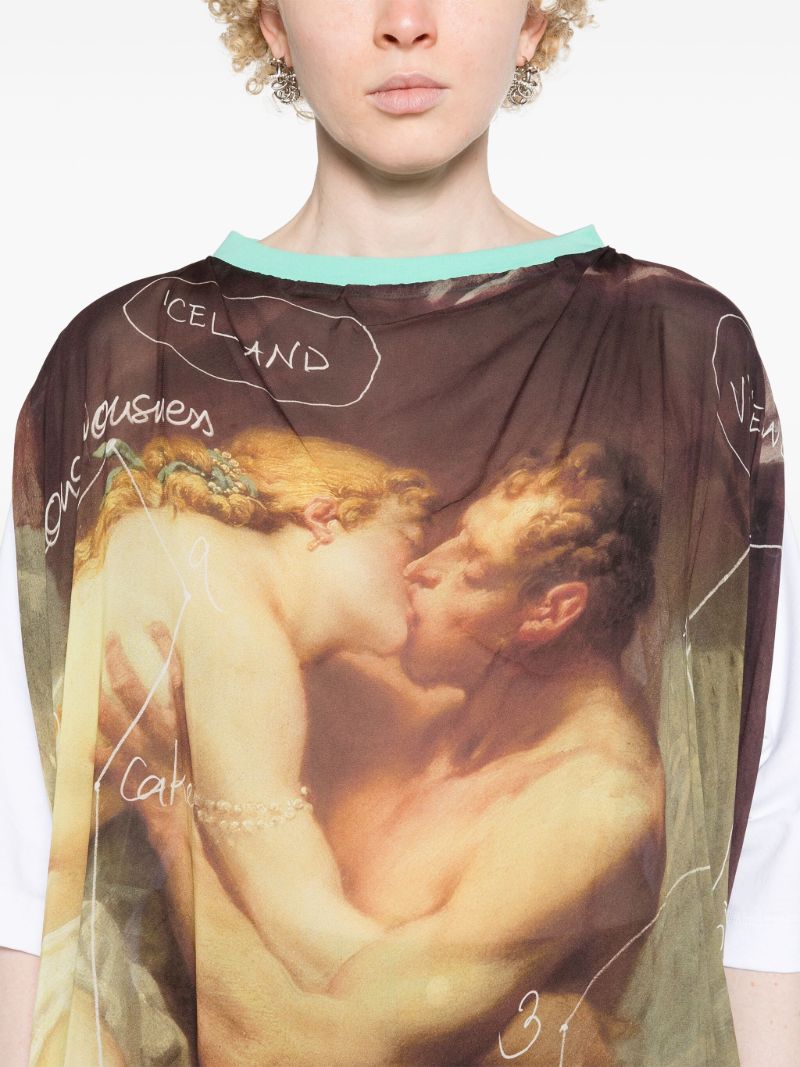 White Kiss Swing T-shirt