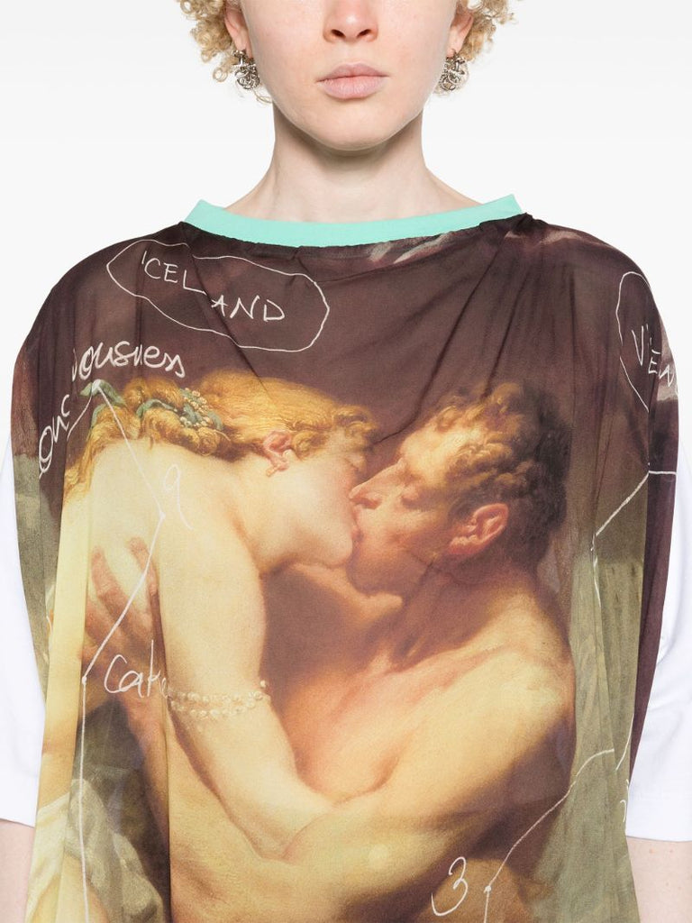 White Kiss Swing T-shirt