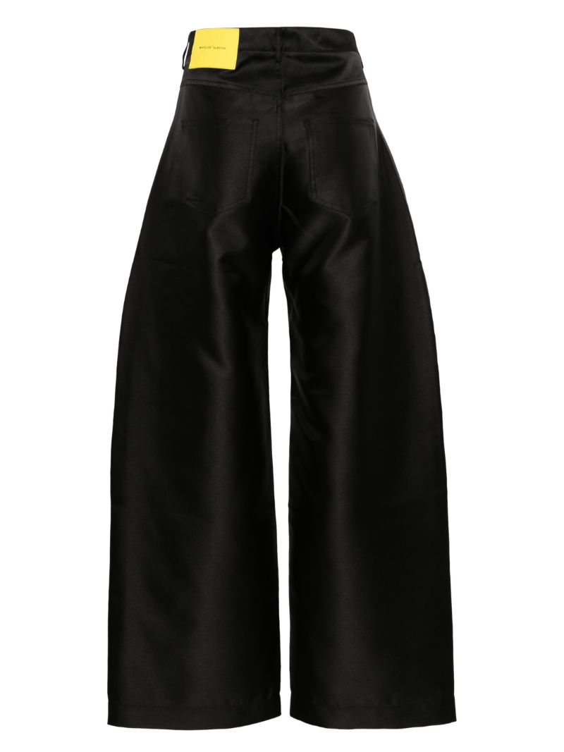 Black Mid-rise Boyfriend Trousers