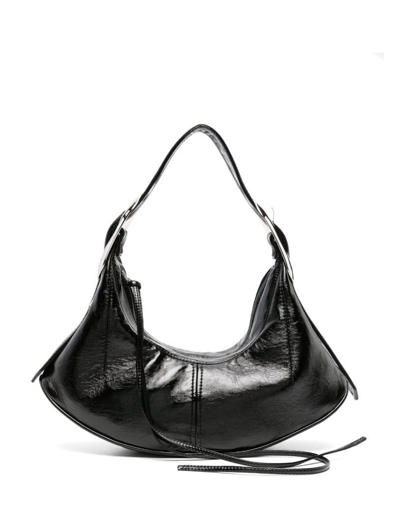 Black Buckle Mini Shoulder Bag