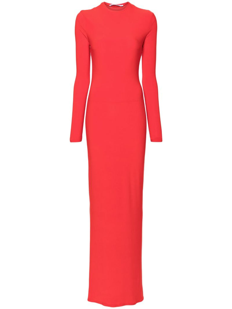 Red Jersey Maxi Dress