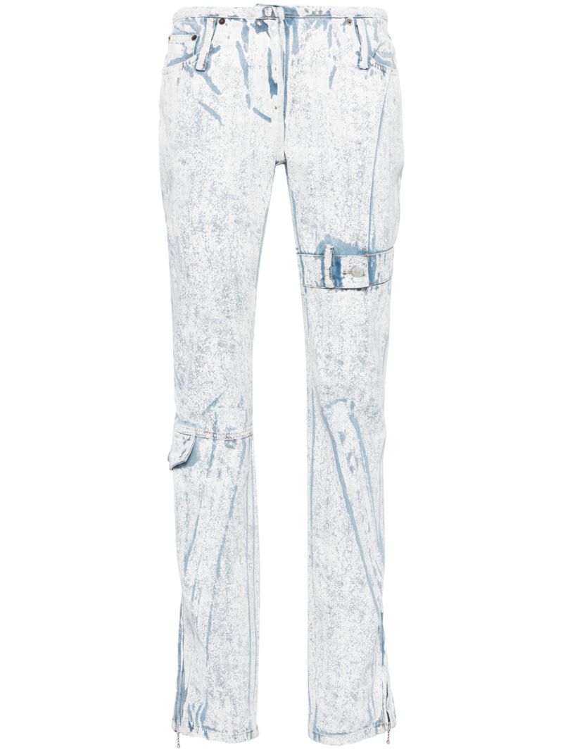 Blue Low-rise Slim-fit Jeans