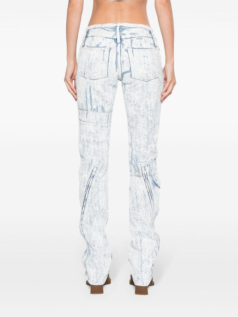 Blue Low-rise Slim-fit Jeans