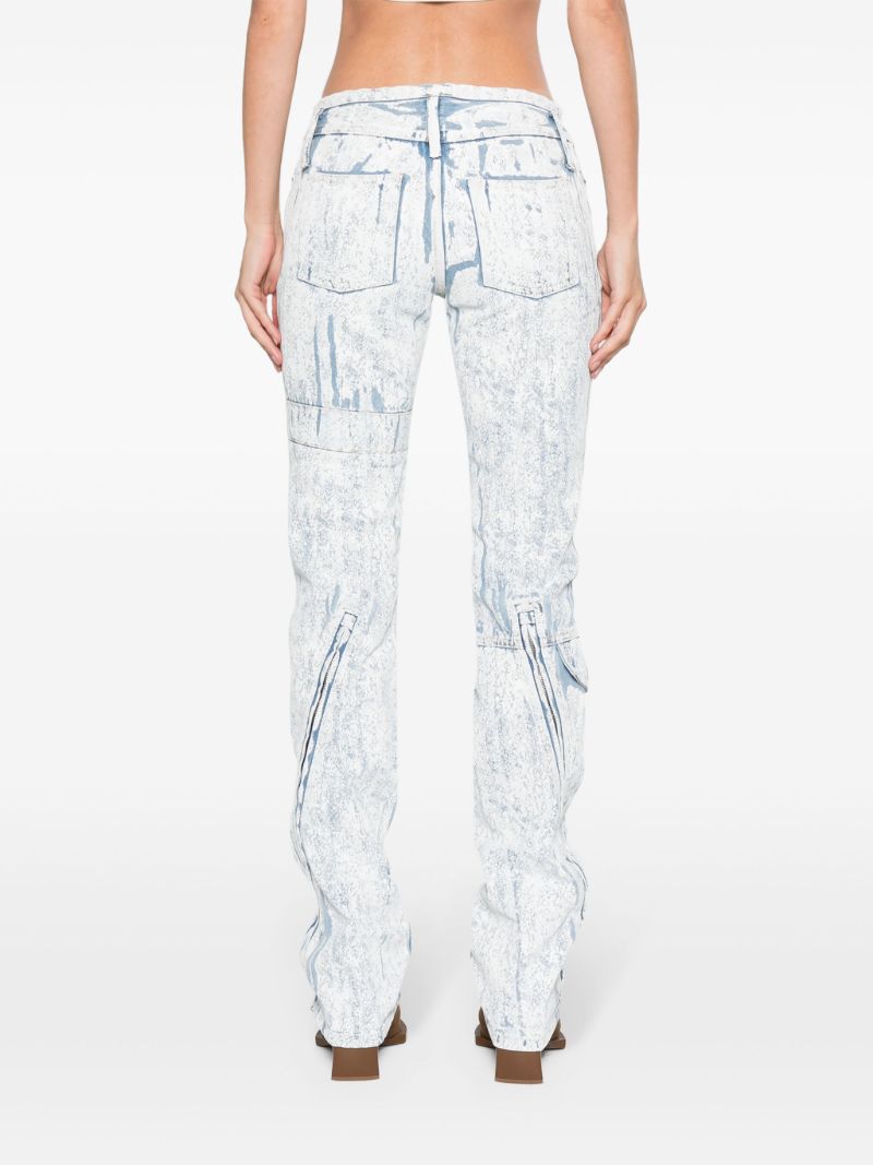 Blue Low-rise Slim-fit Jeans