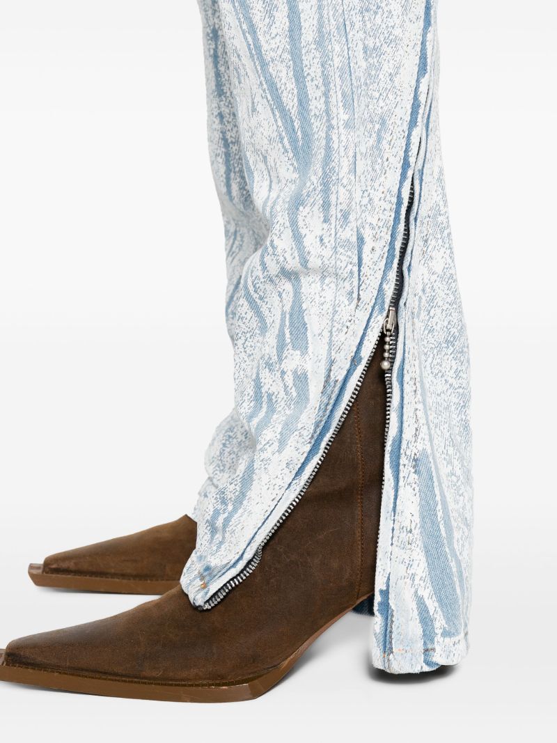 Blue Low-rise Slim-fit Jeans