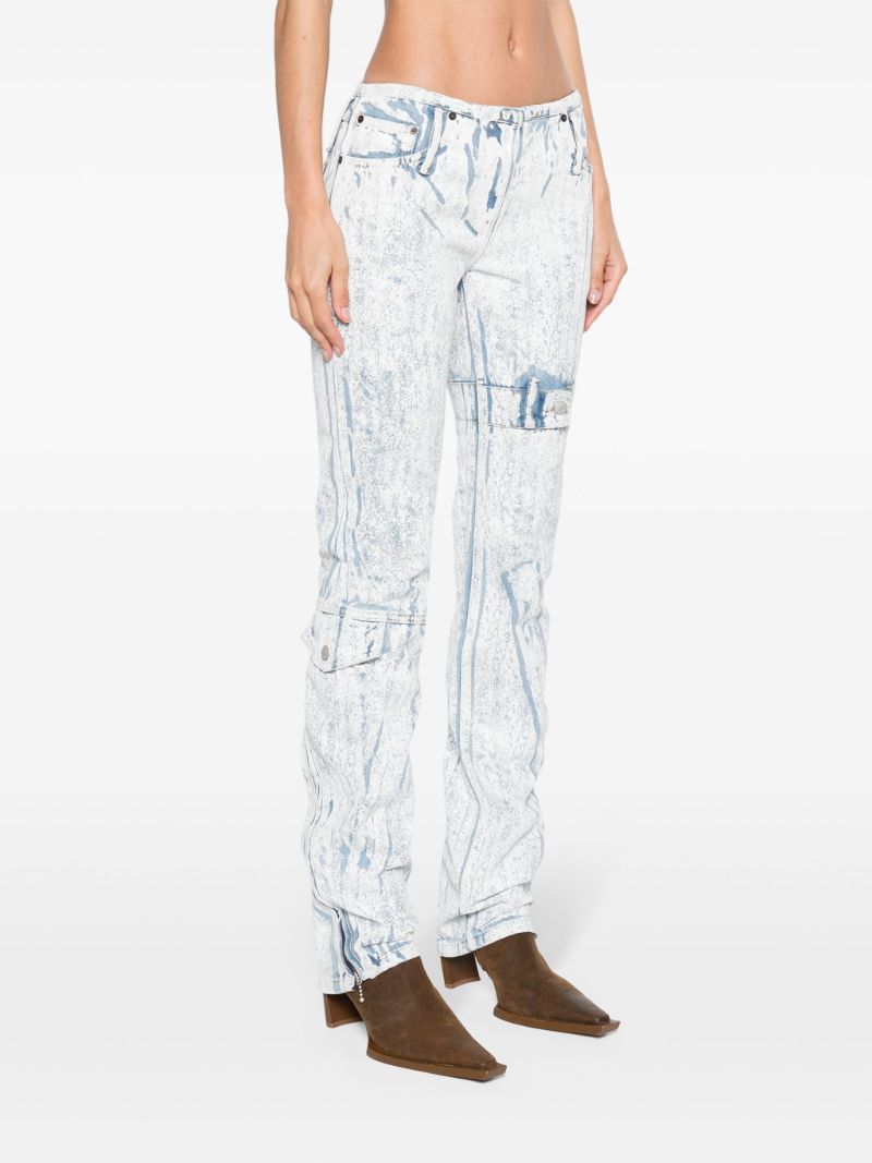 Blue Low-rise Slim-fit Jeans