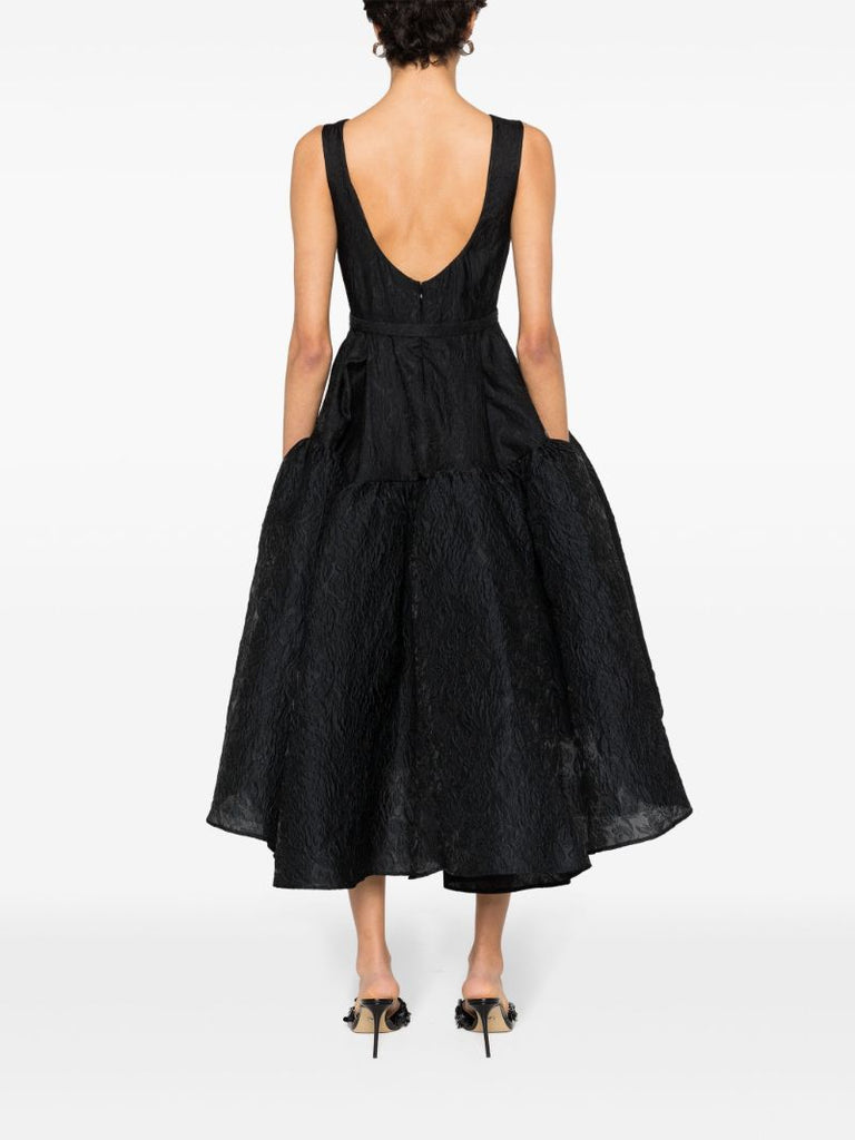 Black Audrey CloquÃ_x0083_Â© Midi Dress