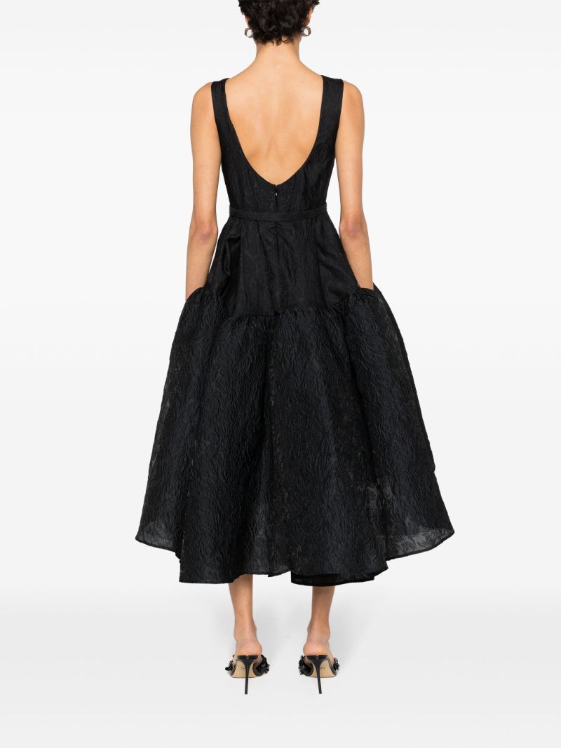 Black Audrey CloquÃ_x0083_Â© Midi Dress