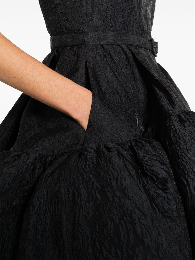 Black Audrey CloquÃ_x0083_Â© Midi Dress