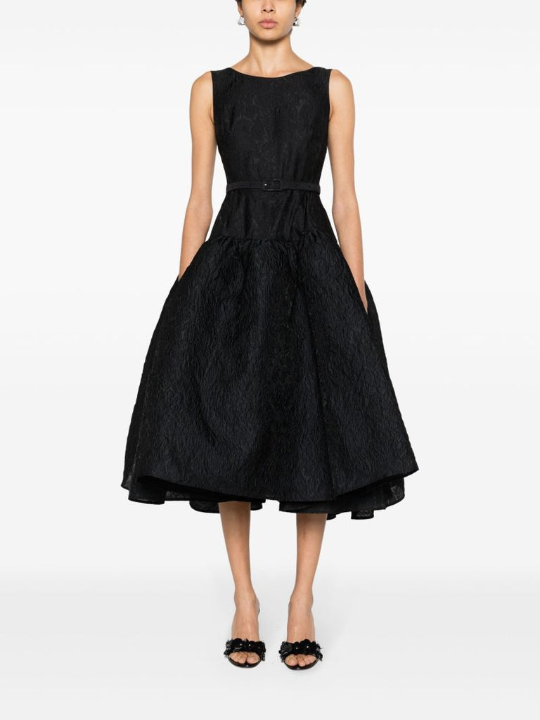 Black Audrey CloquÃ_x0083_Â© Midi Dress