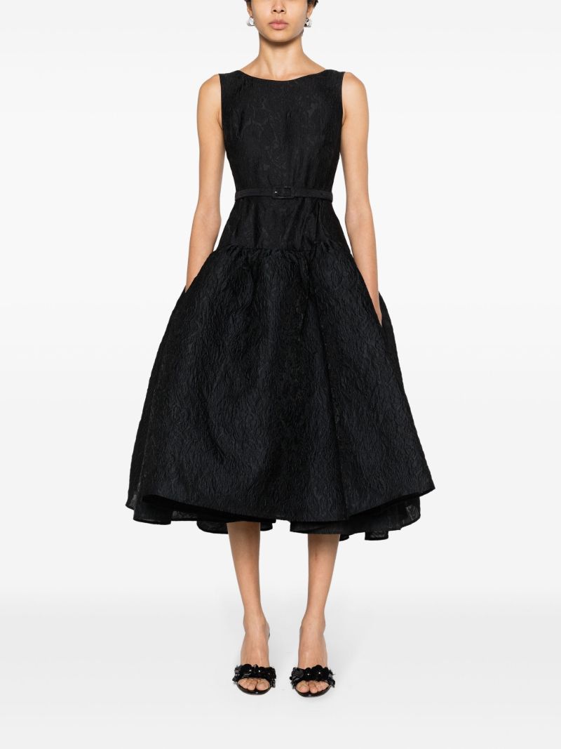 Black Audrey CloquÃ_x0083_Â© Midi Dress
