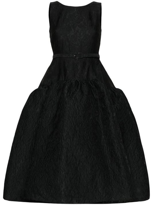 Black Audrey CloquÃ_x0083_Â© Midi Dress