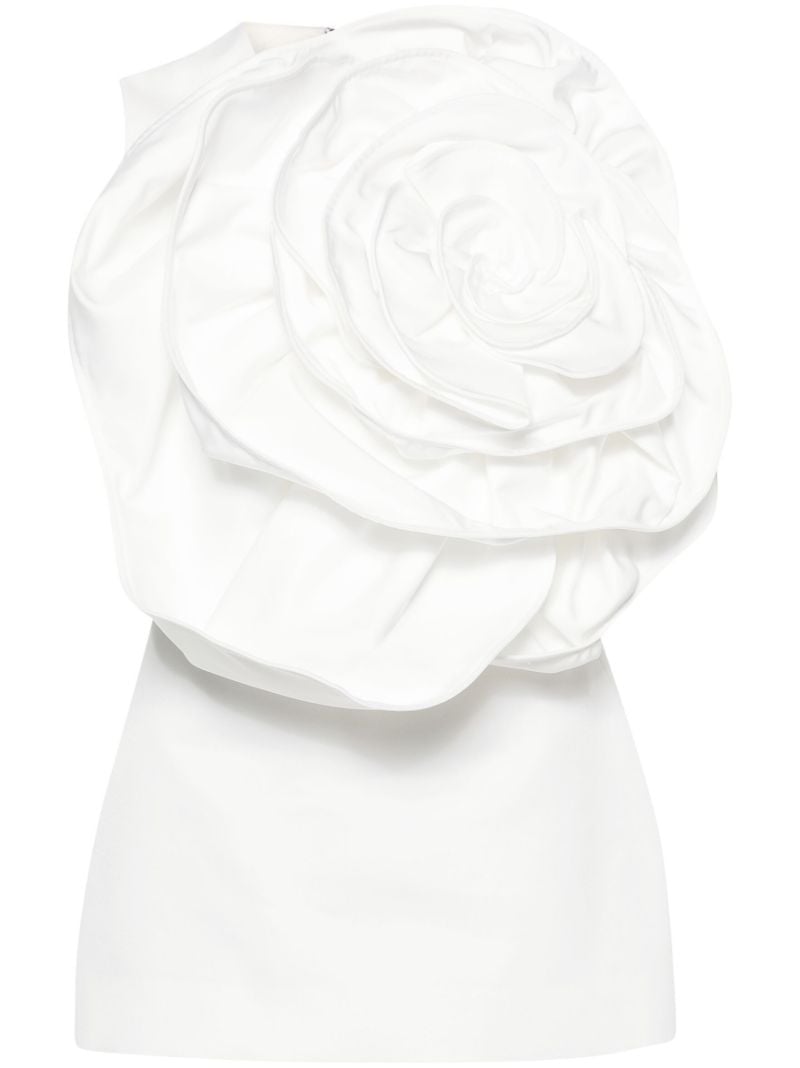 White Ditte Faille Top
