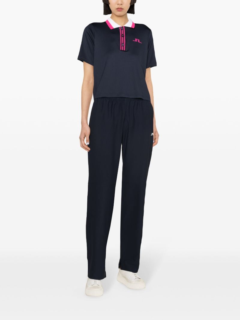 Blue Fiona Twill Trousers