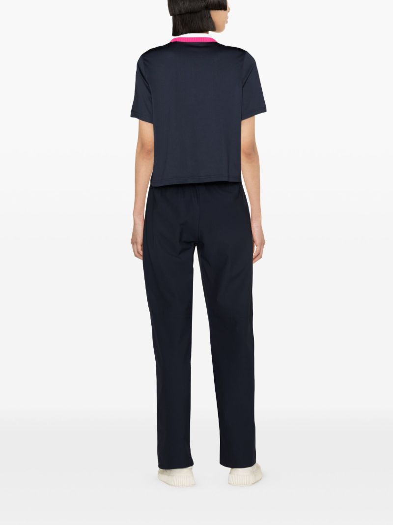 Blue Fiona Twill Trousers