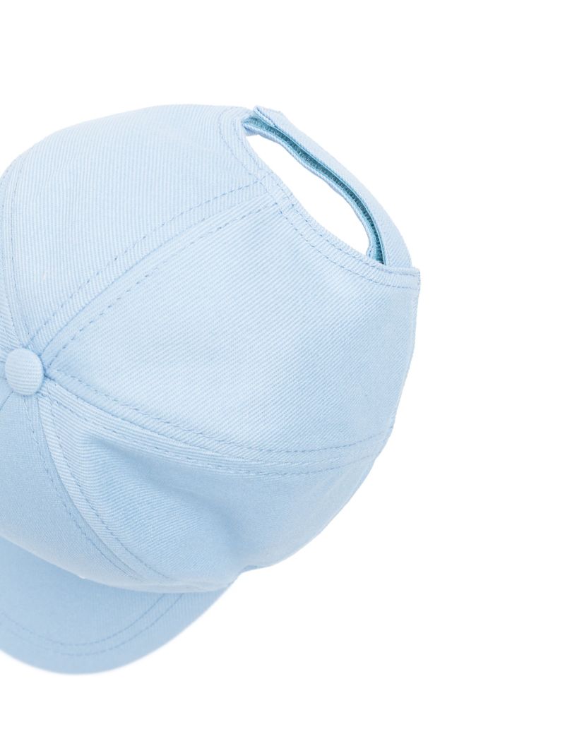 Blue Logo-embroidered Cotton Cap
