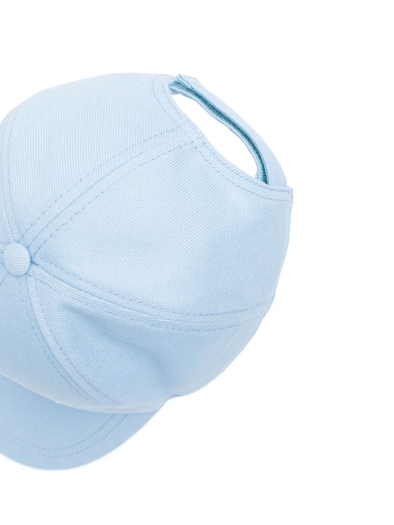 Blue Logo-embroidered Cotton Cap