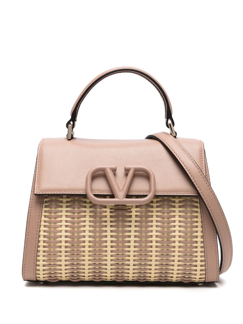 Beige Vsling Small Tote Bag