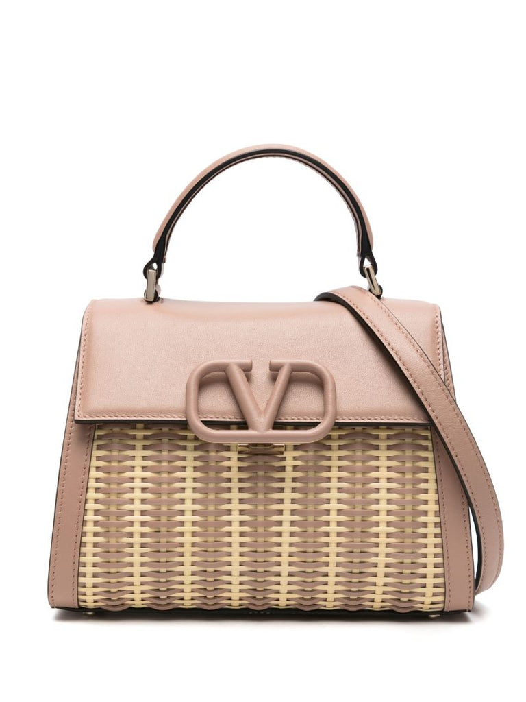 Beige Vsling Small Tote Bag