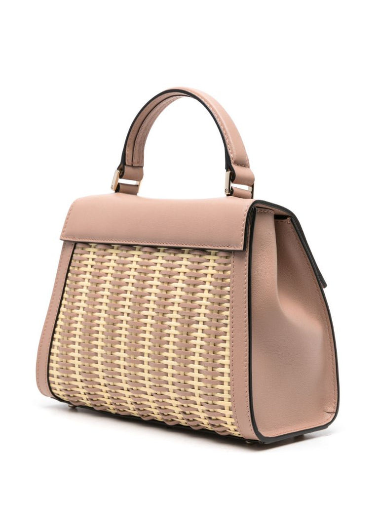 Beige Vsling Small Tote Bag
