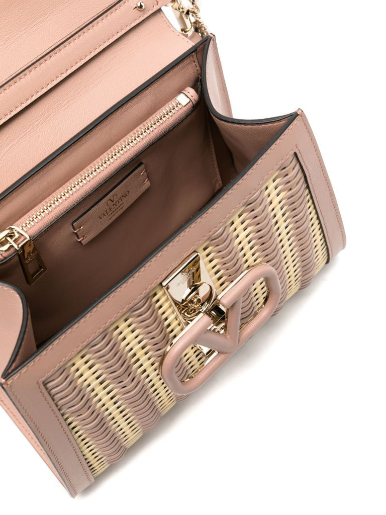 Beige Vsling Small Tote Bag