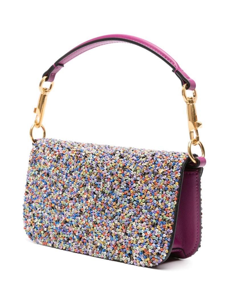 Multicolour Small LocÃ_x0083_Â² Crystal-embellished Shoulder Bag